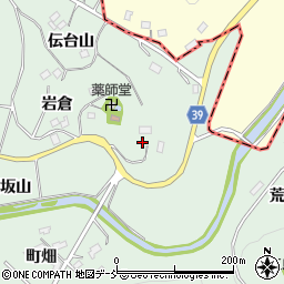 福島県二本松市下川崎岩倉17周辺の地図