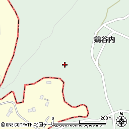 福島県二本松市下川崎裁前山周辺の地図