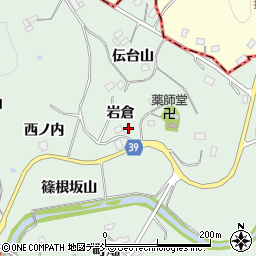 福島県二本松市下川崎岩倉42-1周辺の地図