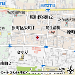 南相馬市役所　教育委員会栄町柔剣道場周辺の地図