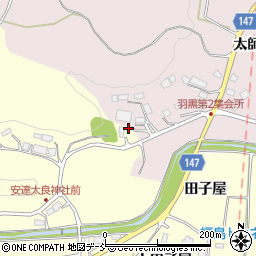 福島県二本松市渋川羽黒下周辺の地図