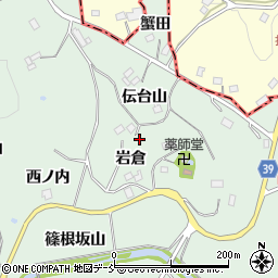 福島県二本松市下川崎岩倉33周辺の地図