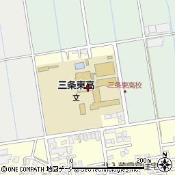 新潟県立三条東高等学校　体育準備室周辺の地図