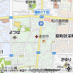 福島民友新聞社相双支社周辺の地図