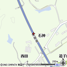 福島県南相馬市原町区石神石神周辺の地図