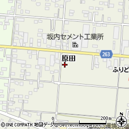 福島県南相馬市原町区上渋佐原田周辺の地図