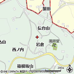 福島県二本松市下川崎岩倉34周辺の地図