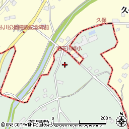 福島県二本松市下川崎姥坂42-2周辺の地図