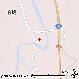 福島県西会津町（耶麻郡）宝坂大字宝坂（小坂下甲）周辺の地図