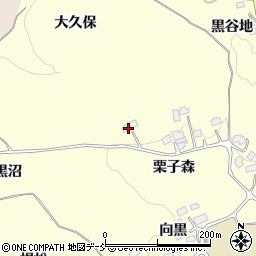 福島県二本松市渋川八介沢周辺の地図