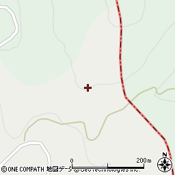 福島県耶麻郡西会津町新郷大字笹川風越周辺の地図