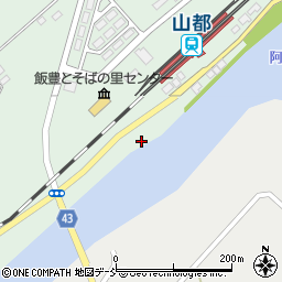 福島県喜多方市山都町（殿戸）周辺の地図