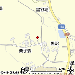 福島県二本松市渋川栗子森41周辺の地図