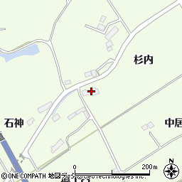 福島県南相馬市原町区石神（杉内）周辺の地図