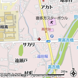 福島県喜多方市豊川町米室アカト5244周辺の地図