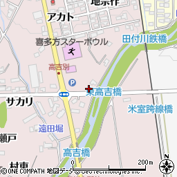 福島県喜多方市豊川町米室地蔵免5200-4周辺の地図