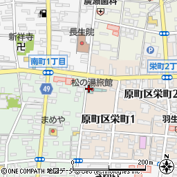 松の湯旅館周辺の地図