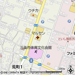 スーパーマルセン荒町店周辺の地図