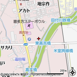福島県喜多方市豊川町米室地蔵免5200周辺の地図