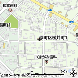 原町桜井町郵便局周辺の地図