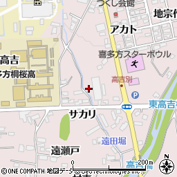 福島県喜多方市豊川町米室アカト5265周辺の地図