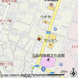 ザ・ゴールド三条店周辺の地図