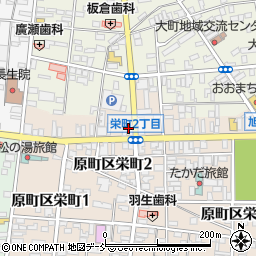 サラダ館栄町店周辺の地図