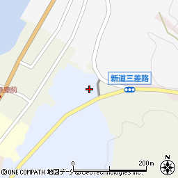 新潟県長岡市寺泊香清水周辺の地図