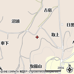 福島県二本松市吉倉取揚山周辺の地図