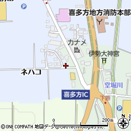 福島県喜多方市関柴町上高額ネハコ54-16周辺の地図