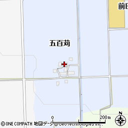 福島県喜多方市関柴町上高額五百苅周辺の地図