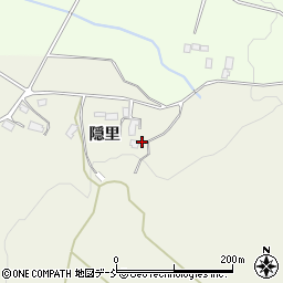 福島県喜多方市熊倉町雄国隠里丁周辺の地図