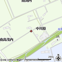 福島県南相馬市原町区石神（中川原）周辺の地図