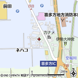 福島県喜多方市関柴町上高額ネハコ54-13周辺の地図