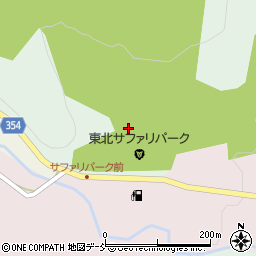 福島県二本松市沢松倉周辺の地図