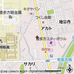 福島県喜多方市豊川町米室アカト5270周辺の地図