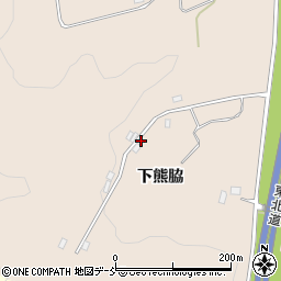 福島県二本松市吉倉上熊脇周辺の地図