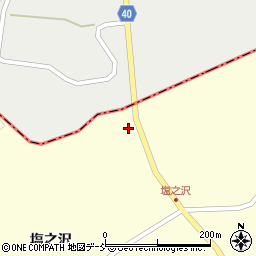 福島県二本松市木幡塩之沢14周辺の地図