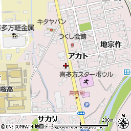 福島県喜多方市豊川町米室アカト5271周辺の地図