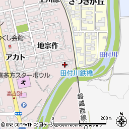 福島県喜多方市豊川町米室地蔵免5180-23周辺の地図