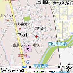 福島県喜多方市豊川町米室地宗作5300-28周辺の地図