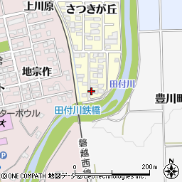 福島県喜多方市さつきが丘152周辺の地図