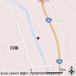 福島県西会津町（耶麻郡）宝坂大字宝坂（川端甲）周辺の地図
