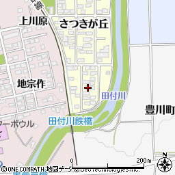 福島県喜多方市さつきが丘155周辺の地図