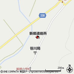 西会津町新郷連絡所周辺の地図