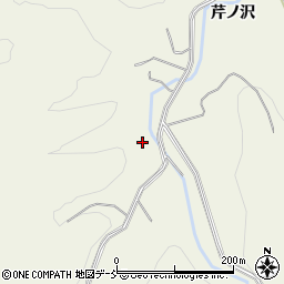 福島県伊達郡川俣町小綱木後作周辺の地図