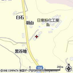福島県二本松市渋川堂返周辺の地図