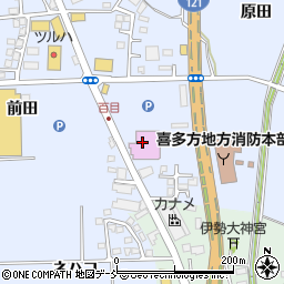 ジャンボ喜多方店周辺の地図