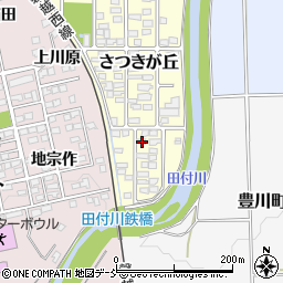 福島県喜多方市さつきが丘158周辺の地図