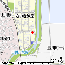 福島県喜多方市さつきが丘160周辺の地図